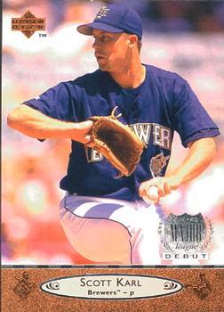 #124 Scott Karl - Milwaukee Brewers - 1996 Upper Deck Baseball