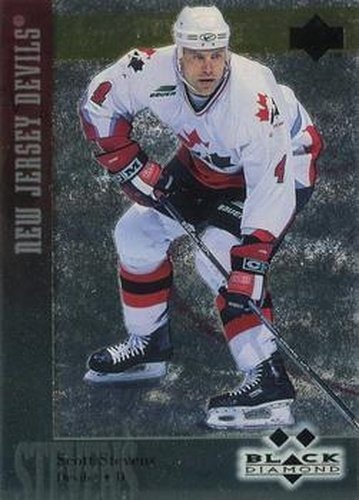 #124 Scott Stevens - New Jersey Devils - 1996-97 Upper Deck Black Diamond Hockey