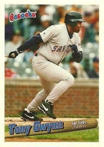 #124 Tony Gwynn - San Diego Padres - 1996 Bazooka Baseball