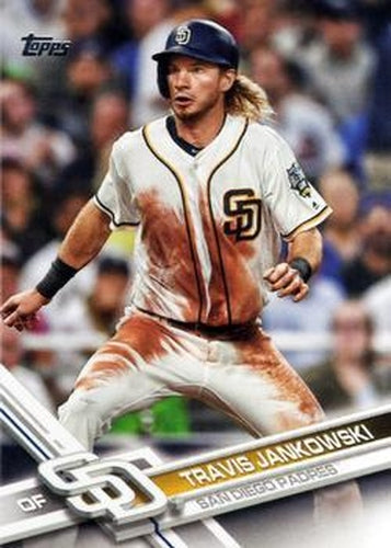 #124 Travis Jankowski - San Diego Padres - 2017 Topps Baseball