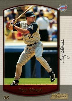 #124 Troy Glaus - Anaheim Angels - 2000 Bowman Baseball