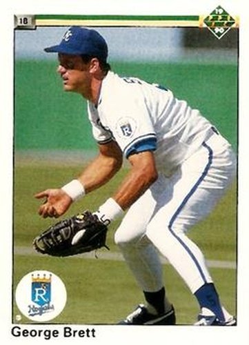 #124 George Brett - Kansas City Royals - 1990 Upper Deck Baseball