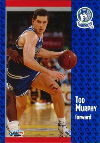 #124 Tod Murphy - Minnesota Timberwolves - 1991-92 Fleer Basketball