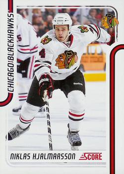 #124 Niklas Hjalmarsson - Chicago Blackhawks - 2011-12 Score Hockey