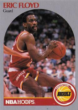 #124 Eric Floyd - Houston Rockets - 1990-91 Hoops Basketball