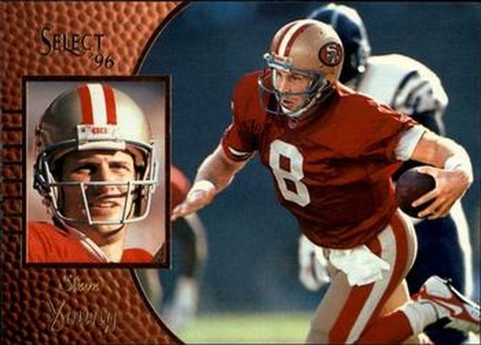 #124 Steve Young - San Francisco 49ers - 1996 Select Football