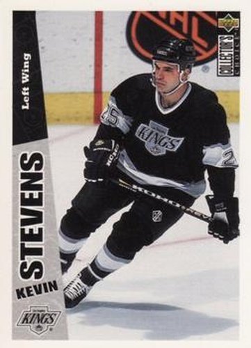 #124 Kevin Stevens - Los Angeles Kings - 1996-97 Collector's Choice Hockey