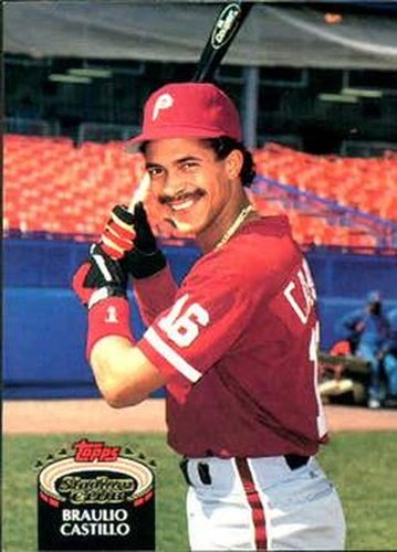 #124 Braulio Castillo - Philadelphia Phillies - 1992 Stadium Club Baseball