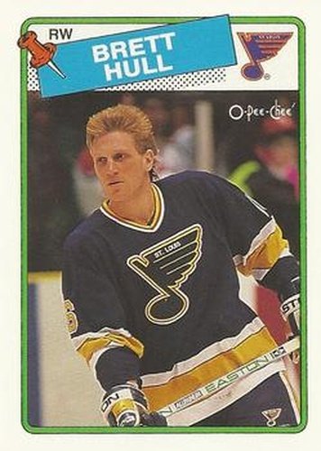 #124 Brett Hull - St. Louis Blues - 1992-93 O-Pee-Chee Hockey