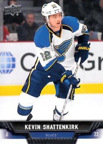 #124 Kevin Shattenkirk - St. Louis Blues - 2013-14 Upper Deck Hockey
