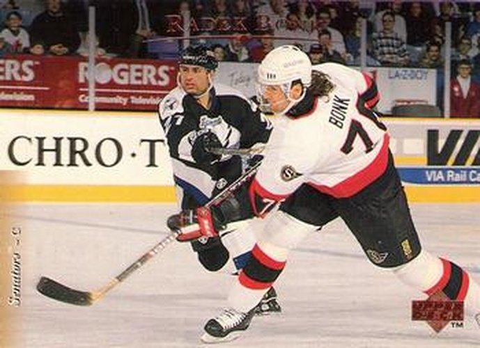 #124 Radek Bonk - Ottawa Senators - 1995-96 Upper Deck Hockey