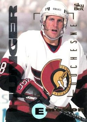 #124 Steve Duchesne - Ottawa Senators - 1995-96 SkyBox E-Motion Hockey