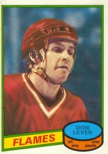 #124 Don Lever - Calgary Flames - 1980-81 O-Pee-Chee Hockey