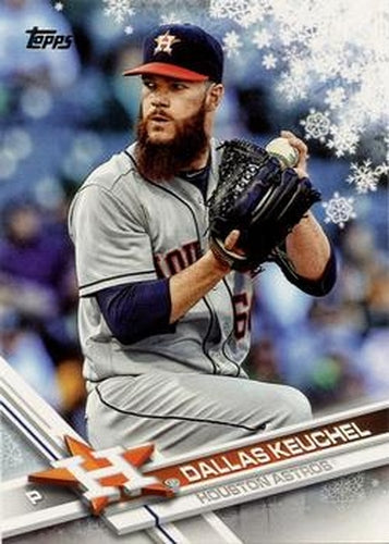 #HMW124 Dallas Keuchel - Houston Astros - 2017 Topps Holiday Baseball