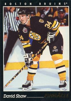 #124 David Shaw - Boston Bruins - 1993-94 Pinnacle Hockey