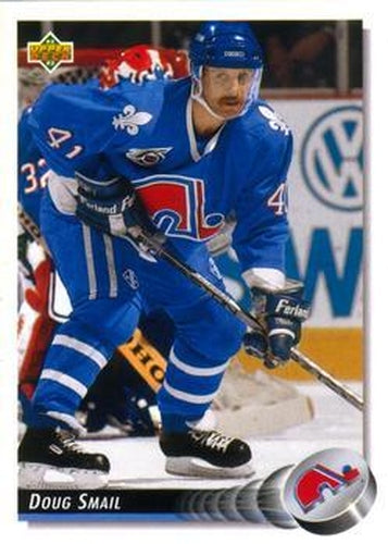 #124 Doug Smail - Quebec Nordiques - 1992-93 Upper Deck Hockey