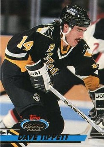 #124 Dave Tippett - Pittsburgh Penguins - 1993-94 Stadium Club Hockey