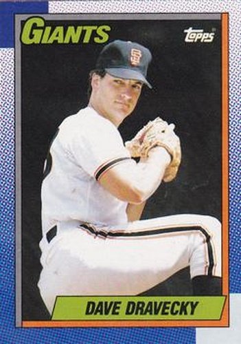 #124 Dave Dravecky - San Francisco Giants - 1990 O-Pee-Chee Baseball