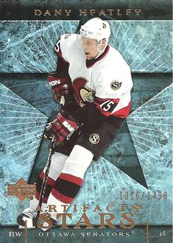 #124 Dany Heatley - Ottawa Senators - 2007-08 Upper Deck Artifacts Hockey