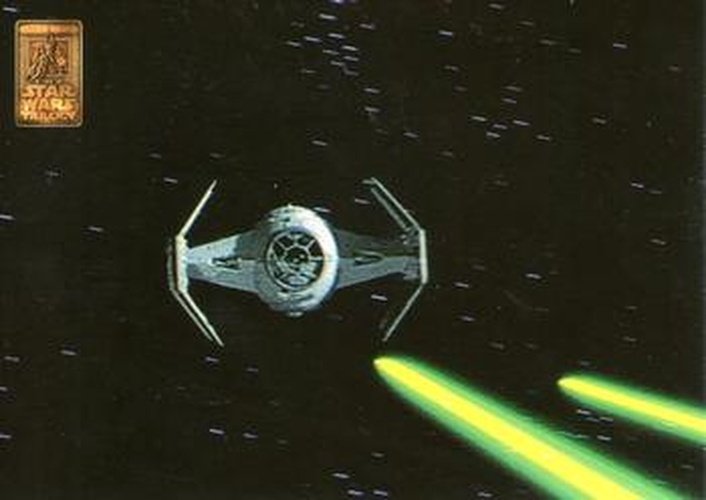 #124 Vader's TIE Fighter - 1997 Merlin Star Wars Special Edition