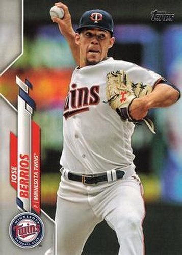 #124 Jose Berrios - Minnesota Twins - 2020 Topps Baseball