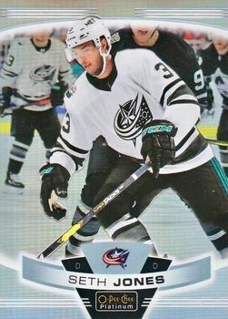 #124b Seth Jones - Columbus Blue Jackets - 2019-20 O-Pee-Chee Platinum Hockey