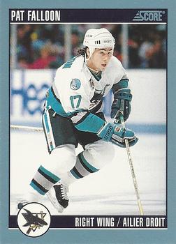 #125 Pat Falloon - San Jose Sharks - 1992-93 Score Canadian Hockey