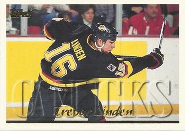 #125 Trevor Linden - Vancouver Canucks - 1995-96 Topps Hockey