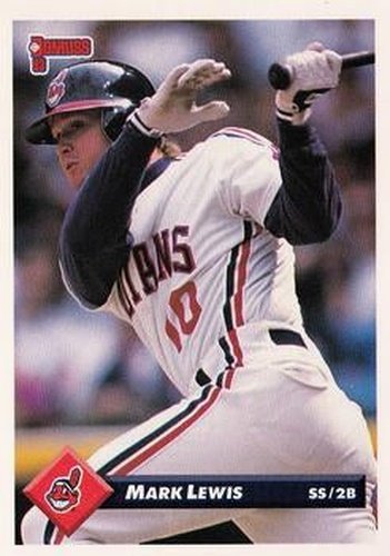 #125 Mark Lewis - Cleveland Indians - 1993 Donruss Baseball