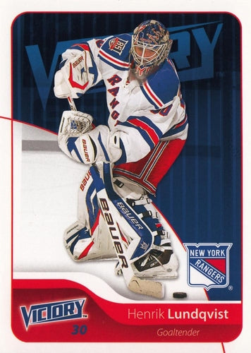#125 Henrik Lundqvist - New York Rangers - 2011-12 Upper Deck Victory Hockey