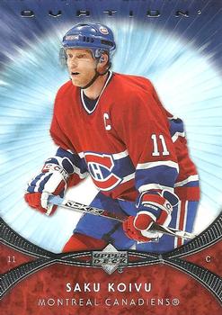 #125 Saku Koivu - Saku Koivu - 2007-08 Upper Deck Ovation Hockey