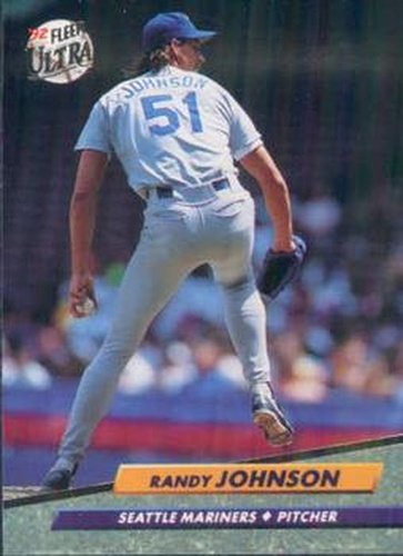 #125 Randy Johnson - Seattle Mariners - 1992 Ultra Baseball