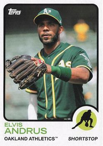 #125 Elvis Andrus - Oakland Athletics - 2021 Topps Archives Baseball