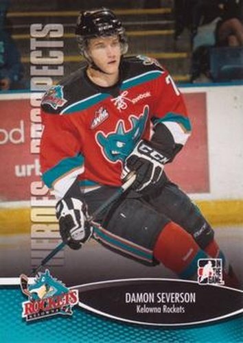 #125 Damon Severson - Kelowna Rockets - 2012-13 In The Game Heroes and Prospects Hockey