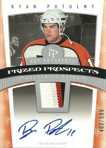 #125 Ryan Potulny - Philadelphia Flyers - 2006-07 Fleer Hot Prospects Hockey
