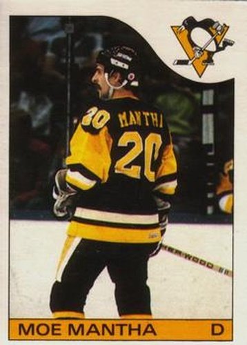 #125 Moe Mantha - Pittsburgh Penguins - 1985-86 O-Pee-Chee Hockey