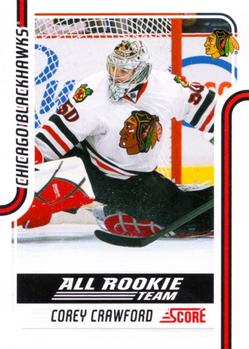#125 Corey Crawford - Chicago Blackhawks - 2011-12 Score Hockey