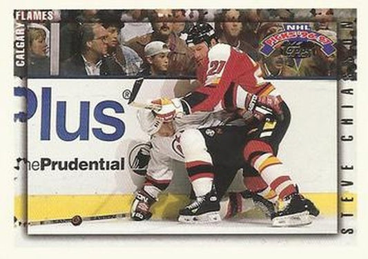 #125 Steve Chiasson - Calgary Flames - 1996-97 Topps NHL Picks Hockey