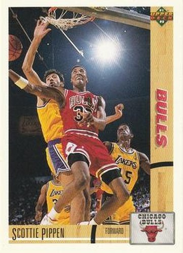 #125 Scottie Pippen - Chicago Bulls - 1991-92 Upper Deck Basketball