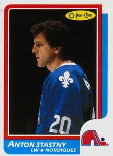 #125 Anton Stastny - Quebec Nordiques - 1986-87 O-Pee-Chee Hockey