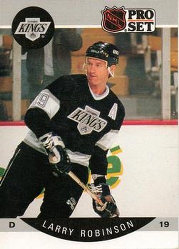 #125 Larry Robinson - Los Angeles Kings - 1990-91 Pro Set Hockey
