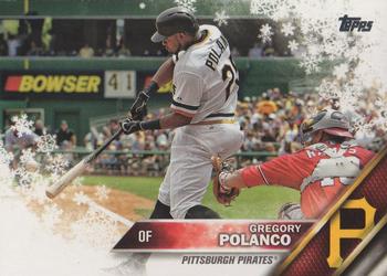 #HMW125 Gregory Polanco - Pittsburgh Pirates - 2016 Topps Holiday Baseball