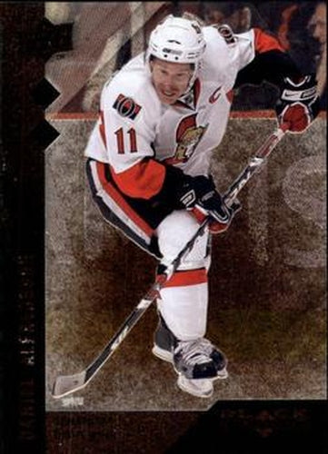 #125 Daniel Alfredsson - Ottawa Senators - 2009-10 Upper Deck Black Diamond Hockey