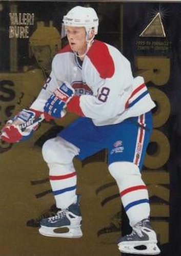 #125 Valeri Bure - Montreal Canadiens - 1995-96 Zenith Hockey