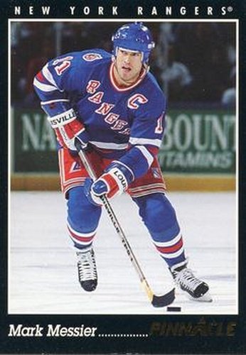 #125 Mark Messier - New York Rangers - 1993-94 Pinnacle Hockey