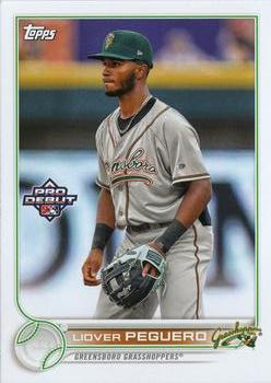 #PD-125 Liover Peguero - Greensboro Grasshoppers - 2022 Topps Pro Debut Baseball