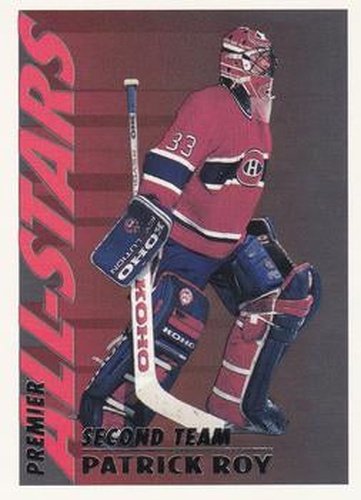 #125 Patrick Roy - Montreal Canadiens - 1994-95 O-Pee-Chee Premier Hockey