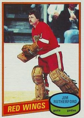 #125 Jim Rutherford - Detroit Red Wings - 1980-81 O-Pee-Chee Hockey