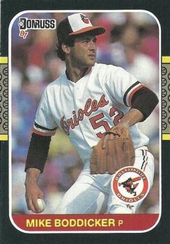 #125 Mike Boddicker - Baltimore Orioles - 1987 Donruss Baseball