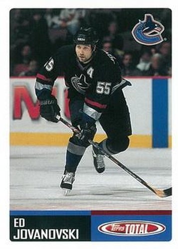 #125 Ed Jovanovski - Vancouver Canucks - 2002-03 Topps Total Hockey